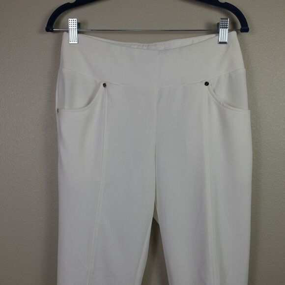 SOHO Apparel Ltd White Pull On Pants Size Small - Picture 2 of 5